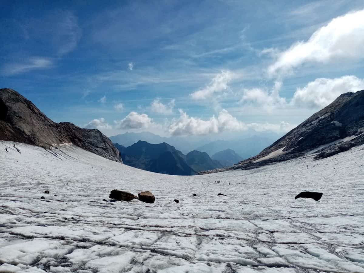 Photographie du glacier d’Ossoue le 05/09/2021